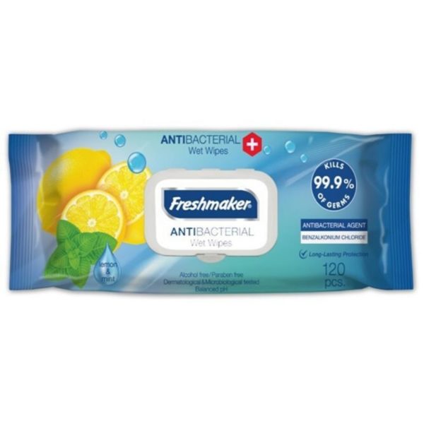 Antibacterial cloths for cleaning goods